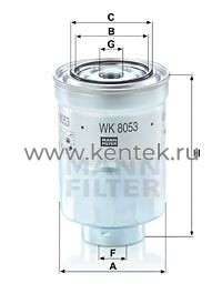 топливный фильтр MANN-FILTER WK8053Z MANN-FILTER  - фото, характеристики, описание.