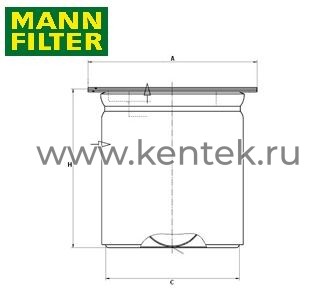 сепаратор воздух-масло MANN-FILTER LE9003 MANN-FILTER  - фото, характеристики, описание.