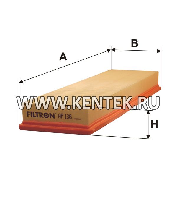 панельный воздушный фильтр FILTRON AP136 FILTRON  - фото, характеристики, описание.