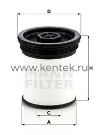 топливный фильтр MANN-FILTER PU7006 MANN-FILTER  - фото, характеристики, описание.