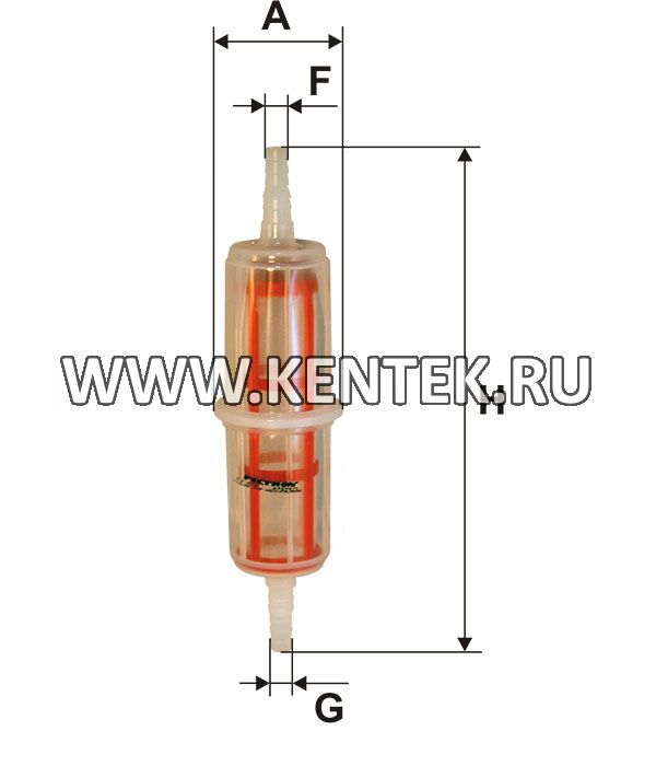 фильтрующий элемент топливного фильтра с пластиковым корпусом FILTRON PS878 FILTRON  - фото, характеристики, описание.