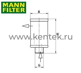 сепаратор воздух-масло MANN-FILTER LE1003 MANN-FILTER  - фото, характеристики, описание.