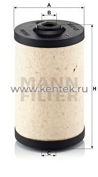 топливный фильтр MANN-FILTER BFU700x MANN-FILTER  - фото, характеристики, описание.