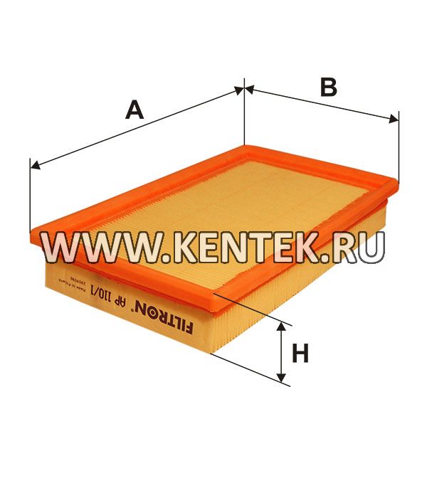 панельный воздушный фильтр FILTRON AP110/1 FILTRON  - фото, характеристики, описание.