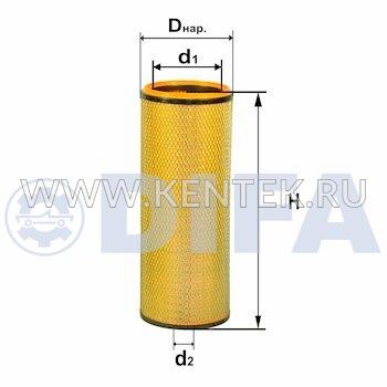 ФИЛЬТРУЮЩИЙ ЭЛЕМЕНТ ОЧИСТКИ ВОЗДУХА DIFA 4354M-01 DIFA 4354M-01 DIFA  - фото, характеристики, описание.