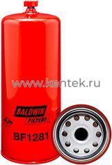 топливный фильтр, Spin-on (накручивающийся) / Drain Baldwin BF1281 Baldwin  - фото, характеристики, описание.