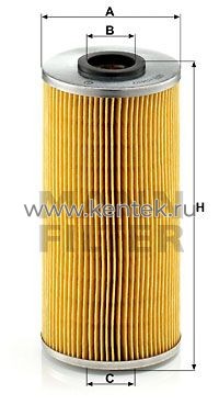 масляный фильтроэлемент MANN-FILTER H943/2T MANN-FILTER  - фото, характеристики, описание.