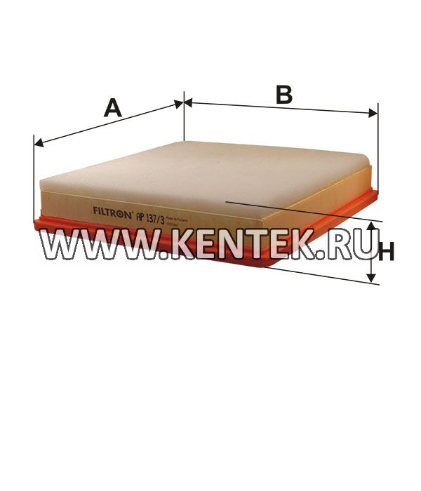 панельный воздушный фильтр FILTRON AP137/3 FILTRON  - фото, характеристики, описание.