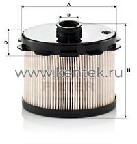 топливный фильтр без метал. частей MANN-FILTER PU1021X MANN-FILTER  - фото, характеристики, описание.