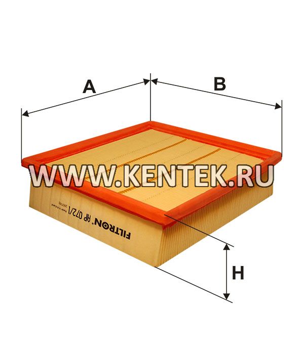 панельный воздушный фильтр FILTRON AP072/1 FILTRON  - фото, характеристики, описание.