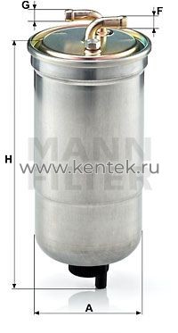 топливный фильтр MANN-FILTER WK853/16 MANN-FILTER  - фото, характеристики, описание.