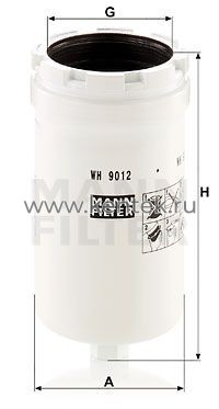 гидравлический фильтр MANN-FILTER WH9012 MANN-FILTER  - фото, характеристики, описание.