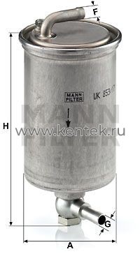 топливный фильтр MANN-FILTER WK853/17 MANN-FILTER  - фото, характеристики, описание.