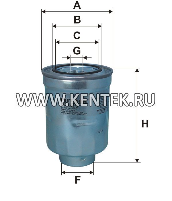 топливный фильтр коробочного типа FILTRON PP852/3 FILTRON  - фото, характеристики, описание.