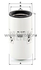 топливный фильтр MANN-FILTER WK12003 MANN-FILTER  - фото, характеристики, описание.