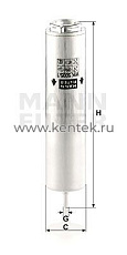 топливный фильтр MANN-FILTER WK5005/1Z MANN-FILTER  - фото, характеристики, описание.