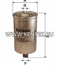 топливный фильтр коробочного типа FILTRON PP849 FILTRON  - фото, характеристики, описание.