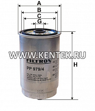 топливный фильтр коробочного типа FILTRON PP979/4 FILTRON  - фото, характеристики, описание.