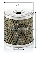 топливный фильтроэлемент MANN-FILTER P718/2X MANN-FILTER  - фото, характеристики, описание.