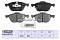 Торм. колодки дисковые передн. Ford Focus II, III 04-; Mazda 3 I (BK), II (BL) 03-; Volvo S40 II 04- (M2623723) MARSHALL
