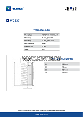 гидравлический фильтр элемент FILTREC WG237 FILTREC  - фото, характеристики, описание.