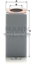 воздушный фильтр MANN-FILTER C8004/1 MANN-FILTER  - фото, характеристики, описание.