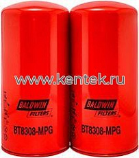 Комплект из 2х гидравлический фильтров spin-on (Maximum Performance Glass) Baldwin BT8308-MPG KIT Baldwin  - фото, характеристики, описание.