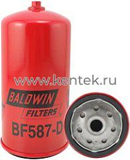 топливный фильтр, Spin-on (накручивающийся) / Drain Baldwin BF587-D Baldwin  - фото, характеристики, описание.