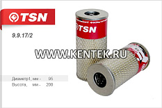 Фильтр масляный (2 сквозн. отверст.) TSN 9.9.17/2 TSN  - фото, характеристики, описание.