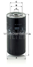 масляный фильтр MANN-FILTER W1170/16 MANN-FILTER  - фото, характеристики, описание.