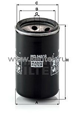 масляный фильтр MANN-FILTER WD940 MANN-FILTER  - фото, характеристики, описание.