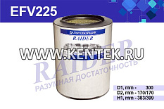 Фильтр воздушный RAIDER EFV225 RAIDER  - фото, характеристики, описание.