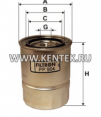 топливный фильтр коробочного типа FILTRON PP904 FILTRON  - фото, характеристики, описание.