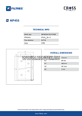 гидравлический фильтр элемент FILTREC WP455 FILTREC  - фото, характеристики, описание.
