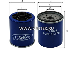 Фильтр топливный GOODWILL FG 1039 GOODWILL  - фото, характеристики, описание.