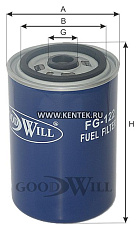 Фильтр топливный GOODWILL FG 122 GOODWILL  - фото, характеристики, описание.
