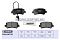 Торм. колодки дисковые задн. Opel Movano B 10-; Renault Master III 10- (M2624702) MARSHALL