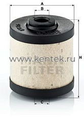 топливный фильтр MANN-FILTER BFU715 MANN-FILTER  - фото, характеристики, описание.