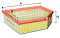 Фильтр воздушный M-FILTER K7056