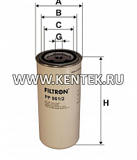 топливный фильтр коробочного типа FILTRON PP861/2 FILTRON  - фото, характеристики, описание.