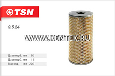 Фильтр масляный TSN 9.5.24 TSN  - фото, характеристики, описание.