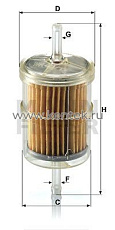 топливный фильтр MANN-FILTER WK43/1 MANN-FILTER  - фото, характеристики, описание.