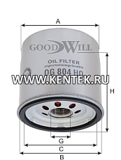 Фильтр масляный двигателя GOODWILL OG 804 HQ GOODWILL  - фото, характеристики, описание.