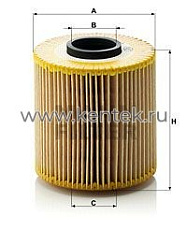 масляный фильтроэлемент без метал. частей MANN-FILTER HU921X MANN-FILTER  - фото, характеристики, описание.