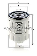 топливный фильтр серии PreLine MANN-FILTER PL50/2 MANN-FILTER  - фото, характеристики, описание.