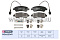 Торм. колодки дисковые задн. Citroen Jumper II 06-; Fiat Ducato III 06-; Peugeot Boxer II 06- (M2622041) MARSHALL