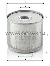 топливный фильтроэлемент MANN-FILTER P917/1X MANN-FILTER  - фото, характеристики, описание.
