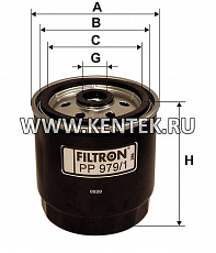 топливный фильтр коробочного типа FILTRON PP979/1 FILTRON  - фото, характеристики, описание.