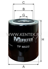 Фильтр масляный M-FILTER TF6522 M-FILTER  - фото, характеристики, описание.