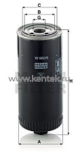 масляный фильтр MANN-FILTER W962/6 MANN-FILTER  - фото, характеристики, описание.